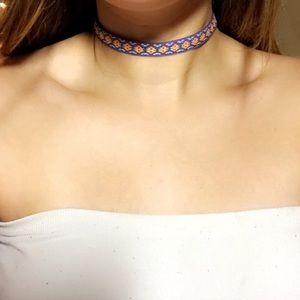 aztec designed choker